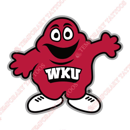 Western Kentucky Hilltoppers Customize Temporary Tattoos Stickers NO.6983